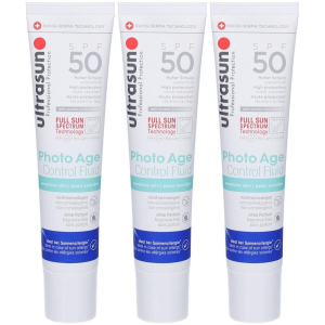 Trova Offerte di ultrasun photo age control fluid spf 50 sensitive skin 3x40 ml e compra online