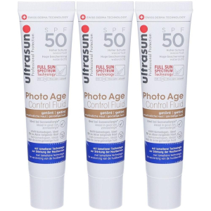 Trova Offerte di ultrasun photo age control fluid spf 50 tinted 3x40 ml e compra online
