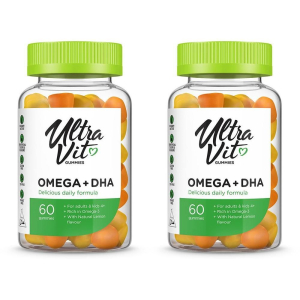 Trova Offerte di ultravit gummies omega 3 + dha 2x60 st e compra online