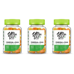 Trova Offerte di ultravit gummies omega 3 + dha 3x60 st e compra online
