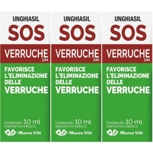 Trova Offerte di unghiasil sos verruche flacone con pennellino 3x10 ml e compra online