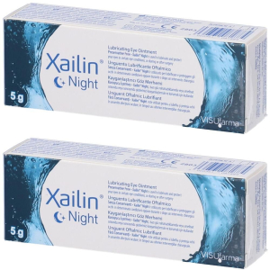 Trova Offerte di unguento lubrificante oftalmico xailin night 5 g 2x5 g pomata oftalmic e compra online
