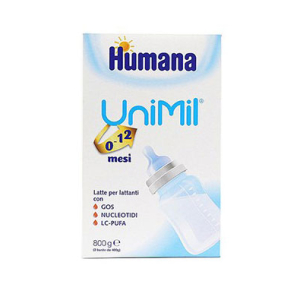 unimil latte polvere 800 g humana bugiardino cod: 924527486 