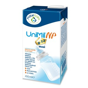 unimil np latte liquido 0-12 mesi 450 ml bugiardino cod: 926575034 