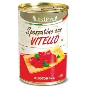 Trova Offerte di unipro spezzatino con vitello cibo umido per cani adulti barattolo 400g e compra online