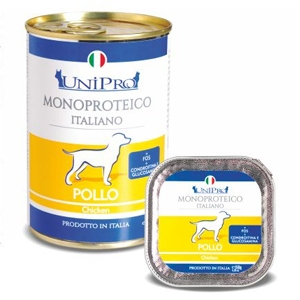 Trova Offerte di unipro unicamente pollo cibo umido cani adulti barattolo 400g e compra online