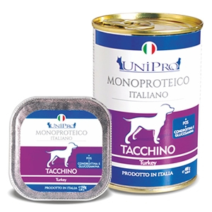 Trova Offerte di unipro unicamente tacchino cibo umido cani adulti barattolo 400g e compra online