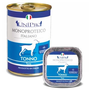 Trova Offerte di unipro unicamente tonno cibo umido cani adulti barattolo 400g e compra online
