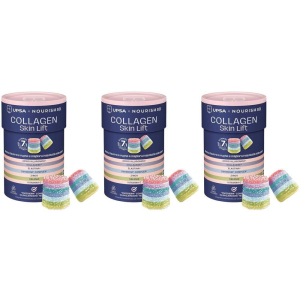 Trova Offerte di Upsa X Nourished Collagen Skin Lift 30 Gummies 3x165 g Caramelle e compra online