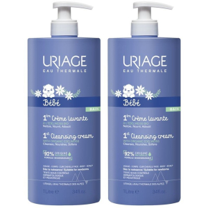 Trova Offerte di uriage baby - 1a crema lavante 1lt set da 2 2x1000 ml sapone liquido e compra online