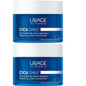 Trova Offerte di uriage cica daily - crema concentrata riparatrice set da 2 2x50 ml cre e compra online