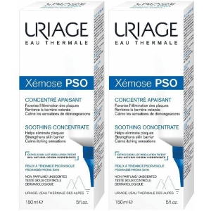 Trova Offerte di uriage eau thermale xémose pso concentrato lenitivo set da 2 2x150 ml e compra online
