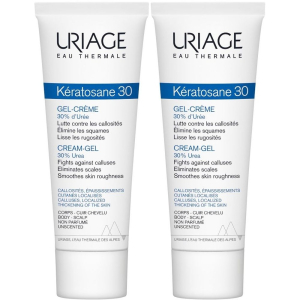 Trova Offerte di uriage kératosane 30 gel-crema cheratolitico set da 2 2x75 ml crema e compra online