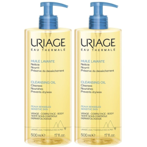 Trova Offerte di uriage olio lavante set da 2 2x500 ml e compra online