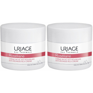 Trova Offerte di uriage roseliane crema ricca anti-rossori set da 2 2x50 ml e compra online