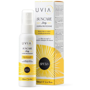 uvia spray solare baby spf50+ bugiardino cod: 986987927 