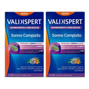 Trova Offerte di valdispert sonno completo compresse con melatonina set da 2 2x37,5 g c e compra online