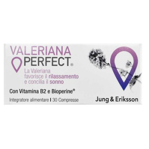 valeriana perfect j&e 30 compresse bugiardino cod: 927050904 