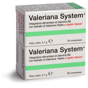 valeriana system 30cpr+30 compresse bugiardino cod: 903982092 