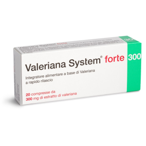 valeriana system forte 20 compresse bugiardino cod: 930856620 