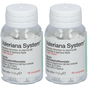 Trova Offerte di valeriana system® set da 2 2x70 pz compresse e compra online