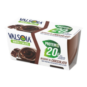 Valsoia protein vegetale dessert proteico al cioccolato 2x115g