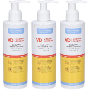 Trova Offerte di vd vitamindermina hyalo oliolatte detergente viso 3x240 ml e compra online