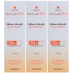 Trova Offerte di vea scudo 50+ 30 ml 3x30 ml crema solare e compra online