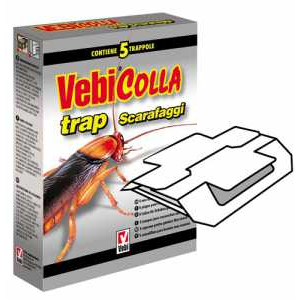 vebicolla trap scarafaggi 5 pezzi bugiardino cod: 910527908 