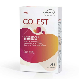 vebix nutrients colest 20 compresse bugiardino cod: 978305732 