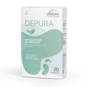 vebix nutrients depura 20 compresse bugiardino cod: 978305744 