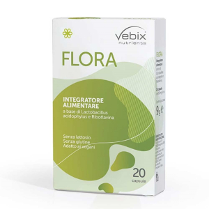 vebix nutrients flora 20 compresse bugiardino cod: 978305718 