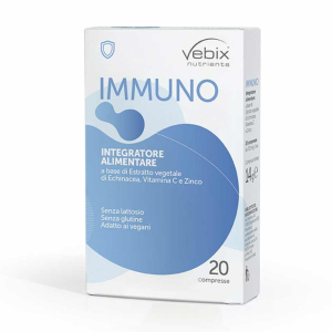 vebix nutrients immuno 20 compresse bugiardino cod: 978305769 