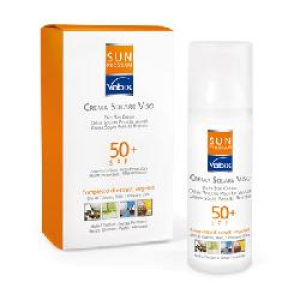 vebix sun program crema solare viso spf 50+, bugiardino cod: 931499166 