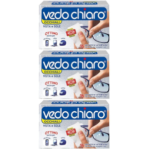 Trova Offerte di vedo chiaro® occhiali salviettine umidificate 3x16 pz salviette e compra online