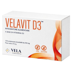 Trova Offerte di velavit d3 150 compresse orosolubili 250 mg senza glutine naturalmente privo di lattosio e compra online