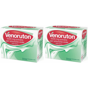 Trova Offerte di venoruton 1000 mg polvere per soluzione orale set da 2 2x30 pz bustina e compra online