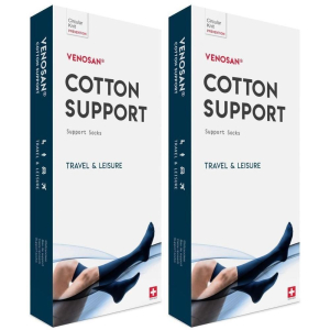 Trova Offerte di venosan cotton support nero l 2x1 st e compra online