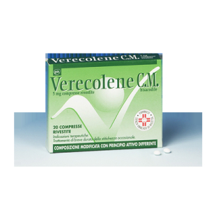 verecolene cm 20 compresse rivestite 5 mg bugiardino cod: 033708013 