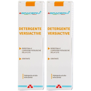Trova Offerte di versiactive detergente corpo 200 ml braderm set da 2 2x200 ml e compra online