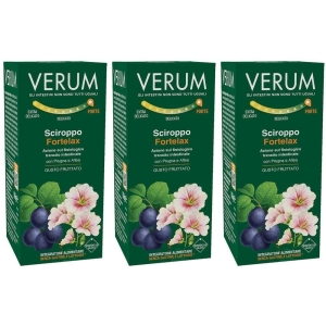 Trova Offerte di verum fortelax sciroppo fruttato 3x126 g e compra online