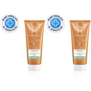 Trova Offerte di vichy capital soleil latte idratante fresco viso e corpo spf 30 300 ml e compra online