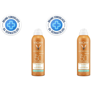 Trova Offerte di vichy capital soleil spray invisibile idratante spf 50 200 ml set da 2 e compra online