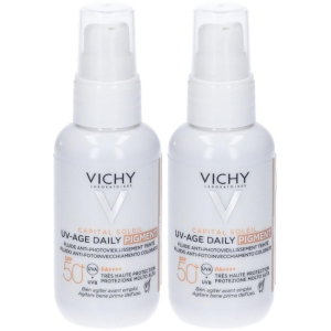 Trova Offerte di vichy capital soleil uv-age daily pigment medium spf50+ protezione ele e compra online