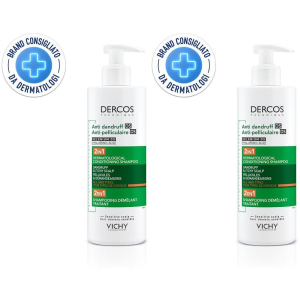 Trova Offerte di vichy dercos 2in1 shampoo + balsamo anti-forfora ds? trattante dermato e compra online