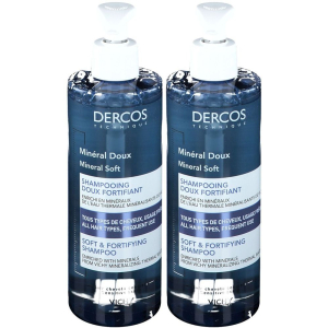 Trova Offerte di vichy dercos shampoo fortificante dolcezza minerale set da 2 2x400 ml e compra online