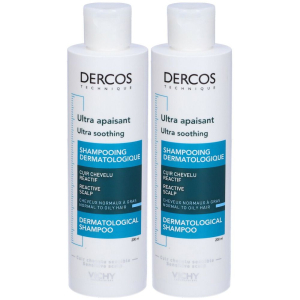 Trova Offerte di vichy dercos shampoo ultra lenitivo capelli grassi set da 2 2x200 ml s e compra online