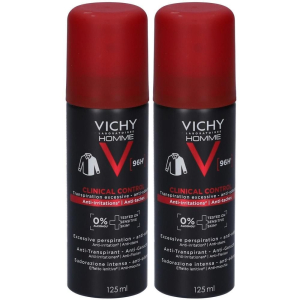 Trova Offerte di vichy homme deodorante spray clinical control 2x125 ml e compra online