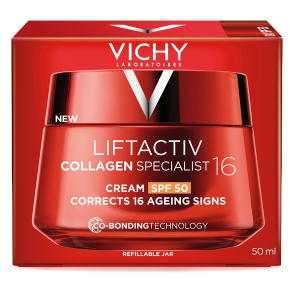 Trova Offerte di vichy liftactiv lift collagen specialist 16 crema viso anti-age giorno 50ml spf 50 (scad.05/2028) e compra online