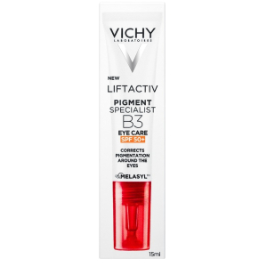 Vichy liftactiv pigment specialist b3 spf 50+ contorno occhi corregge le macchie e le occhiaie 15ml